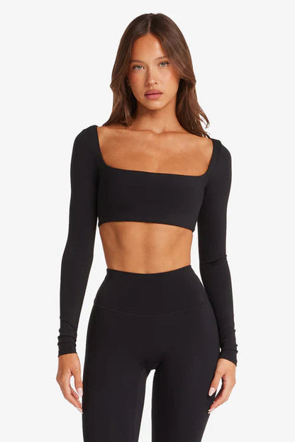 Blusa Manga Cropped