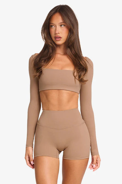 Blusa Manga Cropped
