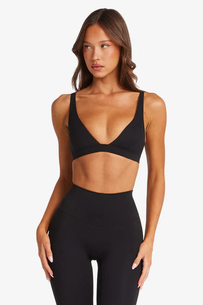 Top Cropped Contorno Preto