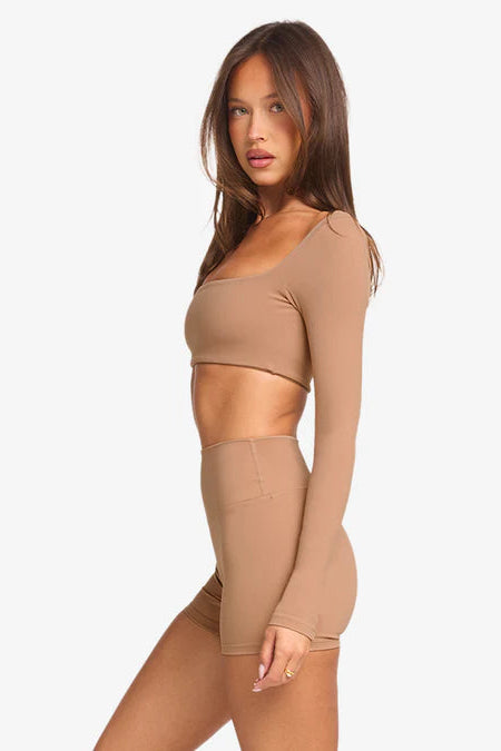 Blusa Manga Cropped