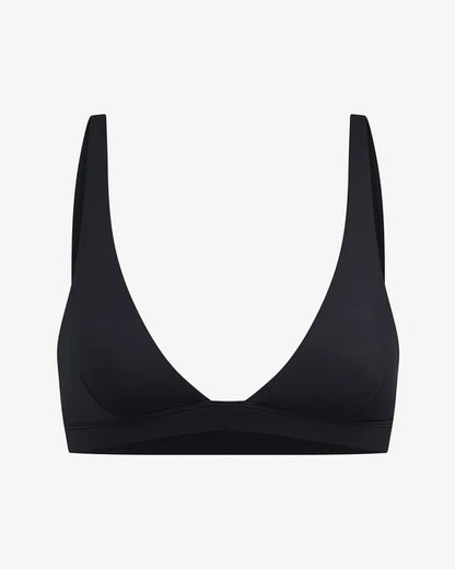 Top Cropped Contorno Preto