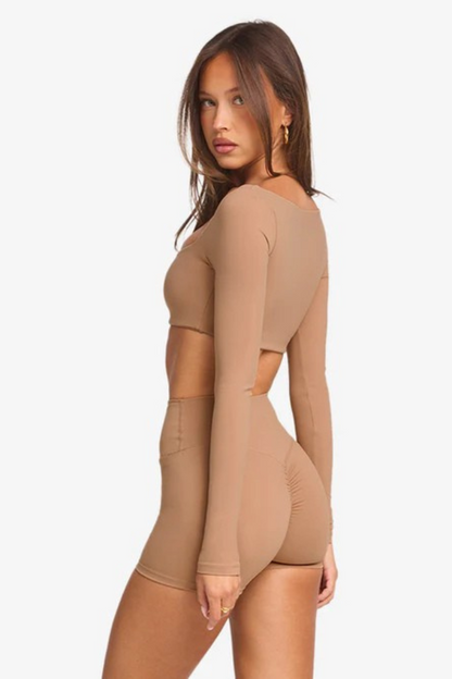 Blusa Manga Cropped